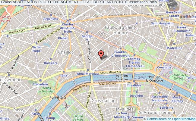 plan association Association Pour L'engagement Et La Liberte Artistique Paris
