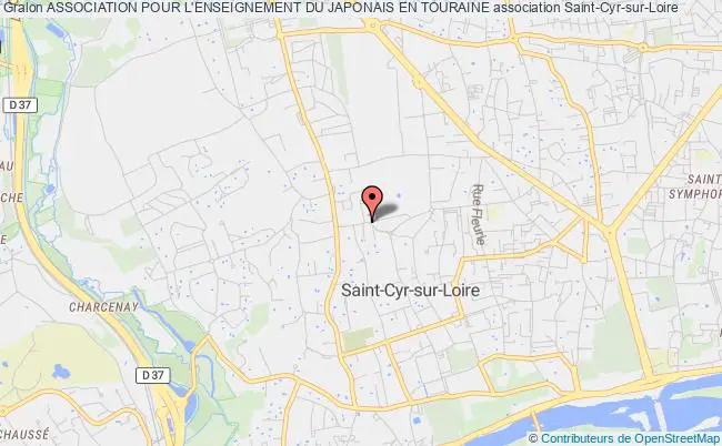 plan association Association Pour L'enseignement Du Japonais En Touraine Saint-Cyr-sur-Loire