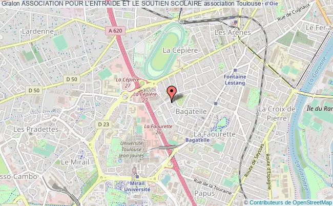 plan association Association Pour L'entraide Et Le Soutien Scolaire Toulouse