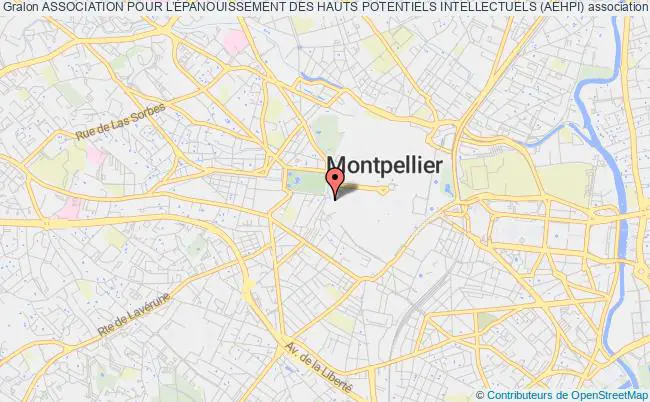 plan association Association Pour L’Épanouissement Des Hauts Potentiels Intellectuels (aehpi) Montpellier