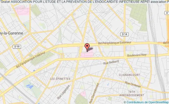 plan association Association Pour L'etude Et La Prevention De L'endocardite Infectieuse Aepei Paris
