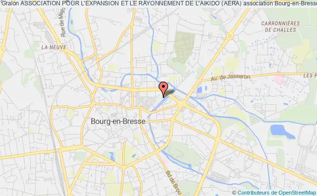 plan association Association Pour L'expansion Et Le Rayonnement De L'aikido (aera) Bourg-en-Bresse