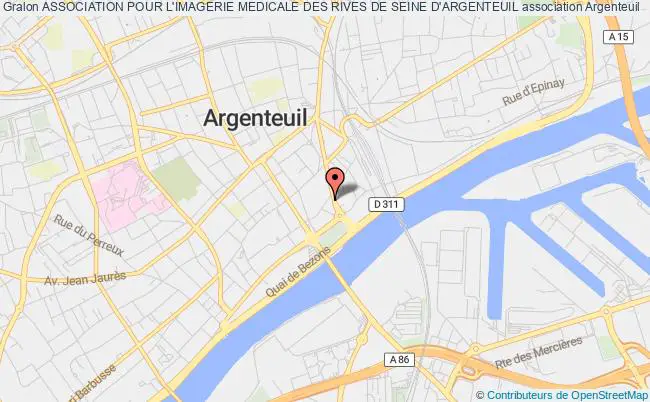 plan association Association Pour L'imagerie Medicale Des Rives De Seine D'argenteuil Argenteuil