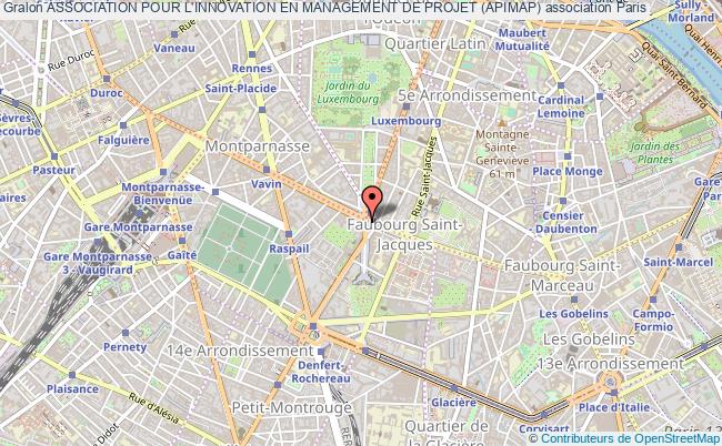 plan association Association Pour L'innovation En Management De Projet (apimap) Paris 14e