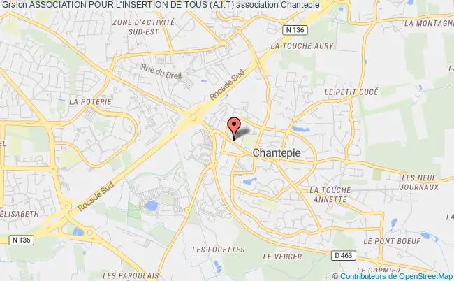 plan association Association Pour L'insertion De Tous (a.i.t) Chantepie