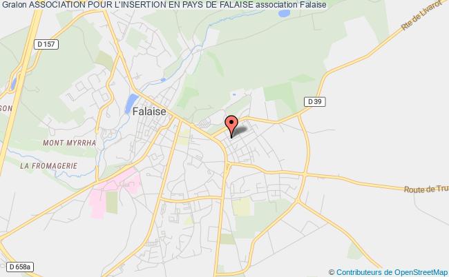 plan association Association Pour L'insertion En Pays De Falaise Falaise
