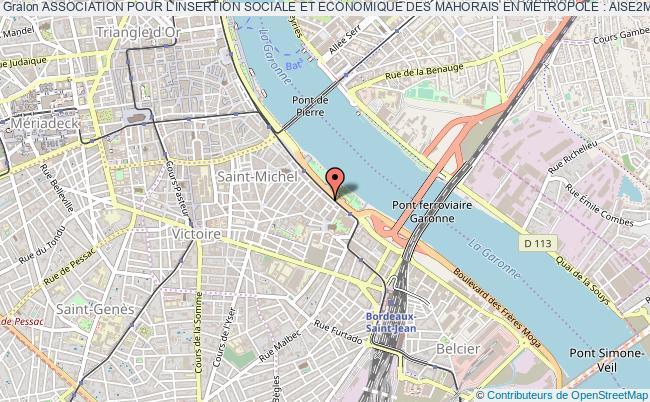 plan association Association Pour L'insertion Sociale Et Economique Des Mahorais En Metropole : Aise2m Bordeaux