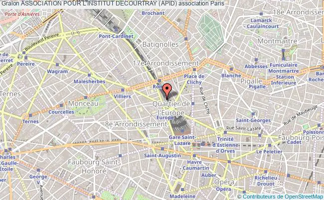 plan association Association Pour L'institut Decourtray (apid) Paris