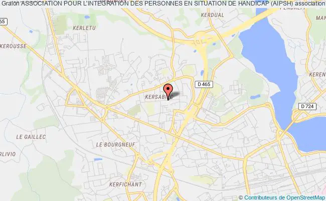 plan association Association Pour L'integration Des Personnes En Situation De Handicap (aipsh) Lorient