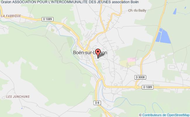 plan association Association Pour L'intercommunalite Des Jeunes Boën-sur-Lignon