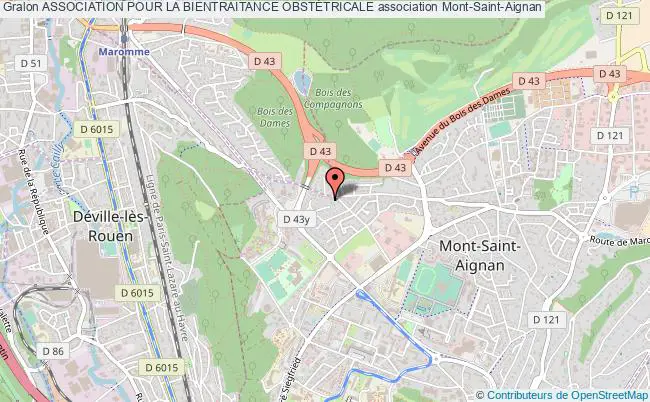 plan association Association Pour La Bientraitance ObstÉtricale Mont-Saint-Aignan