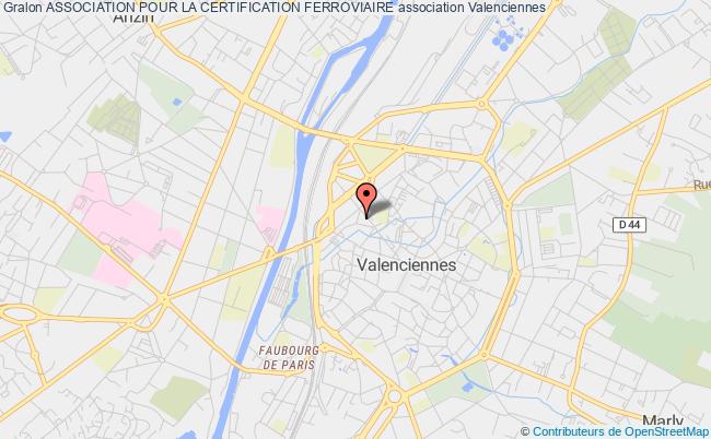 plan association Association Pour La Certification Ferroviaire Valenciennes