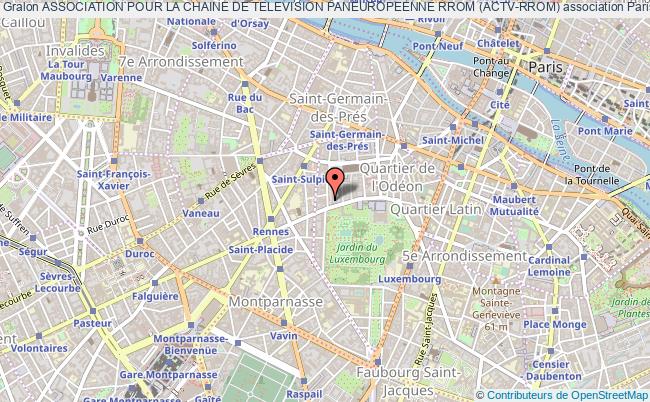 plan association Association Pour La Chaine De Television Paneuropeenne Rrom (actv-rrom) Paris