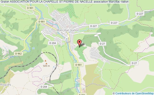 plan association Association Pour La Chapelle St Pierre De Nacelle Marcillac-Vallon