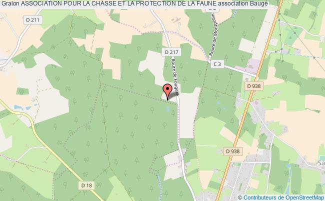plan association Association Pour La Chasse Et La Protection De La Faune Baugé-en-Anjou