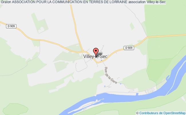 plan association Association Pour La Communication En Terres De Lorraine Villey-le-Sec