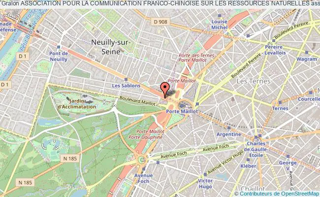 plan association Association Pour La Communication Franco-chinoise Sur Les Ressources Naturelles Neuilly-sur-Seine