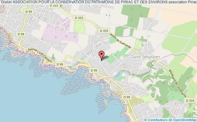 plan association Association Pour La Conservation Du Patrimoine De Piriac Et Des Environs Piriac-sur-Mer