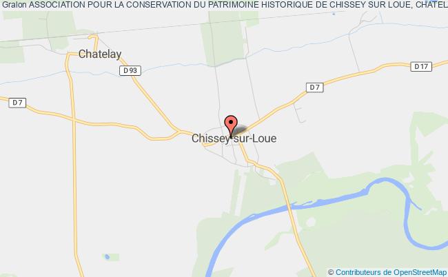 plan association Association Pour La Conservation Du Patrimoine Historique De Chissey Sur Loue, Chatelay Et Germigney Chissey-sur-Loue