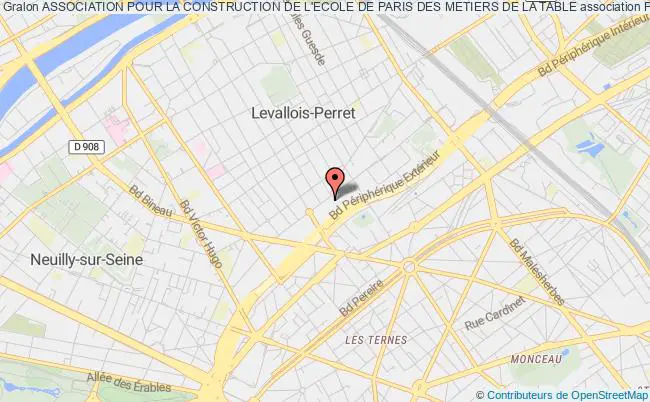 plan association Association Pour La Construction De L'ecole De Paris Des Metiers De La Table Paris