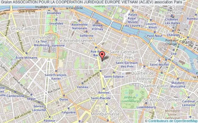 plan association Association Pour La CoopÉration Juridique Europe Vietnam (acjev) Paris