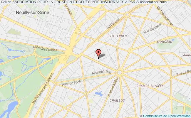 plan association Association Pour La Creation D'ecoles Internationales A Paris Paris