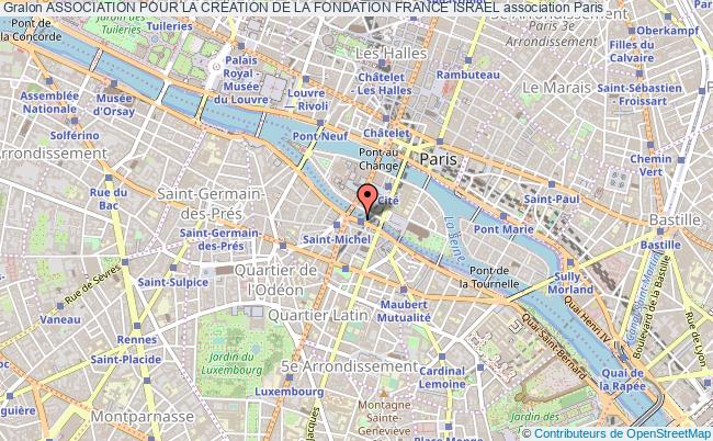 plan association Association Pour La Creation De La Fondation France Israel Paris