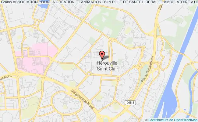 plan association Association Pour La Creation Et Animation D'un Pole De Sante Liberal Et Ambulatoire A Herouville Saint Clair Hérouville-Saint-Clair
