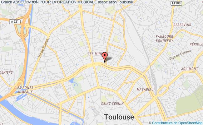 plan association Association Pour La Creation Musicale Toulouse
