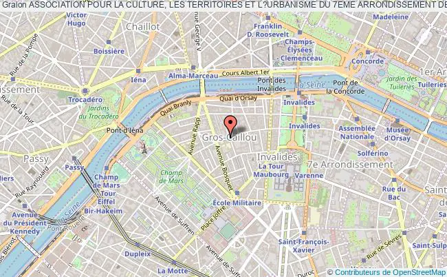 plan association Association Pour La Culture, Les Territoires Et L?urbanisme Du 7eme Arrondissement De Paris, Acteur 7 Paris
