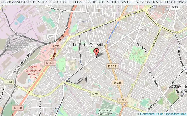 plan association Association Pour La Culture Et Les Loisirs Des Portugais De L'agglomÉration Rouennaise Le Petit-Quevilly