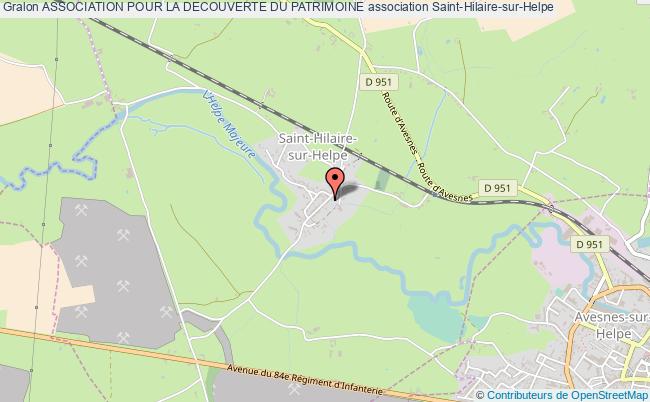 plan association Association Pour La Decouverte Du Patrimoine Saint-Hilaire-sur-Helpe