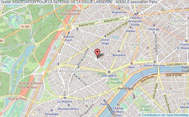 plan association Association Pour La Defense De La Digue Lasserre - Addele Paris