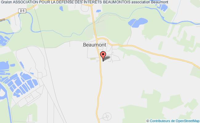 plan association Association Pour La DÉfense Des IntÉrÊts Beaumontois Beaumont