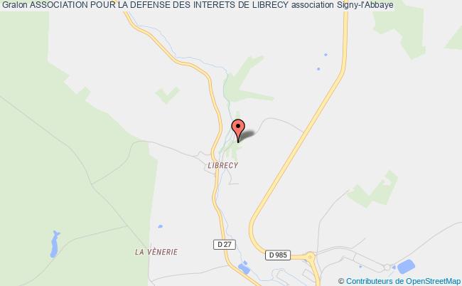 plan association Association Pour La Defense Des Interets De Librecy Signy-l'Abbaye