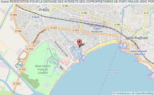 plan association Association Pour La Defense Des Interets Des Coproprietaires De Port-frejus (adic Port-frejus) Fréjus Cedex
