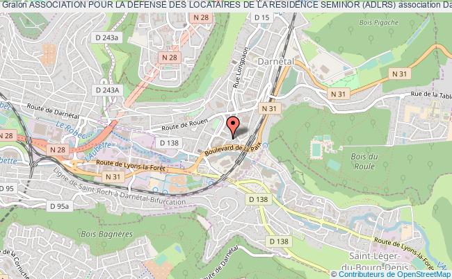 plan association Association Pour La Defense Des Locataires De La Residence Seminor (adlrs) Darnétal