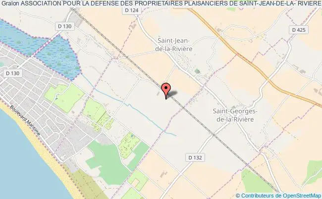 plan association Association Pour La Defense Des Proprietaires Plaisanciers De Saint-jean-de-la- Riviere Saint-Jean-de-la-Rivière