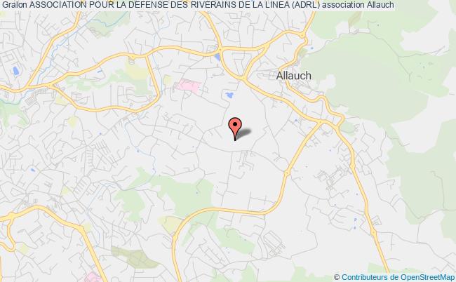 plan association Association Pour La Defense Des Riverains De La Linea (adrl) Allauch