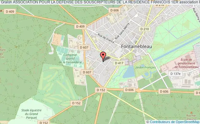 plan association Association Pour La Defense Des Souscripteurs De La Residence Francois 1er Fontainebleau