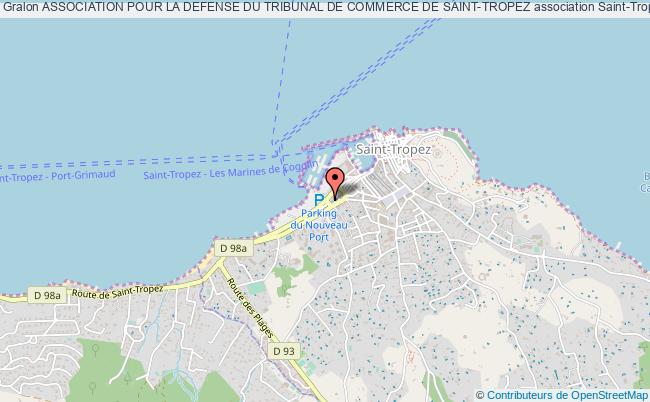 plan association Association Pour La Defense Du Tribunal De Commerce De Saint-tropez Saint-Tropez