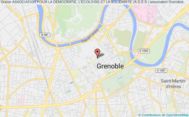 plan association Association Pour La Democratie, L'ecologie Et La Solidarite (a.d.e.s.) Grenoble