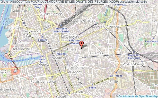 plan association Association Pour La Democratie Et Les Droits Des Peuples (addp) Marseille