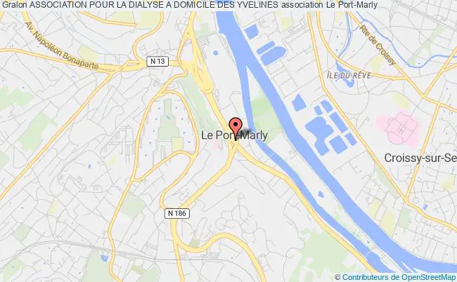 plan association Association Pour La Dialyse A Domicile Des Yvelines Le    Port-Marly
