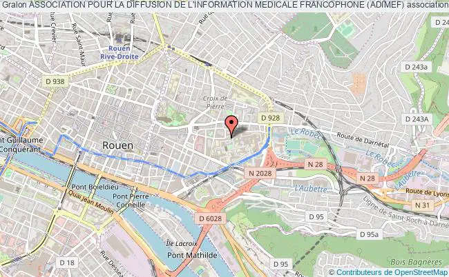 plan association Association Pour La Diffusion De L'information Medicale Francophone (adimef) Rouen
