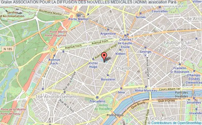 plan association Association Pour La Diffusion Des Nouvelles Medicales (adnm) Paris