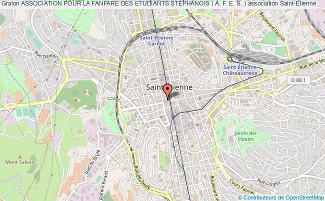 plan association Association Pour La Fanfare Des Etudiants Stephanois ( A. F. E. S. ) Saint-Étienne