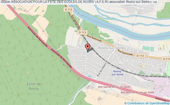 plan association Association Pour La Fete Des Ecoles De Rosny (a.f.e.r) Rosny-sur-Seine
