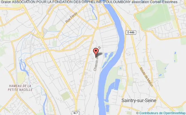plan association Association Pour La Fondation Des Orphelins D'ouloumbony Corbeil-Essonnes