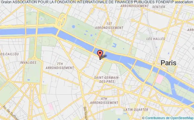 plan association Association Pour La Fondation Internationale De Finances Publiques Fondafip Paris